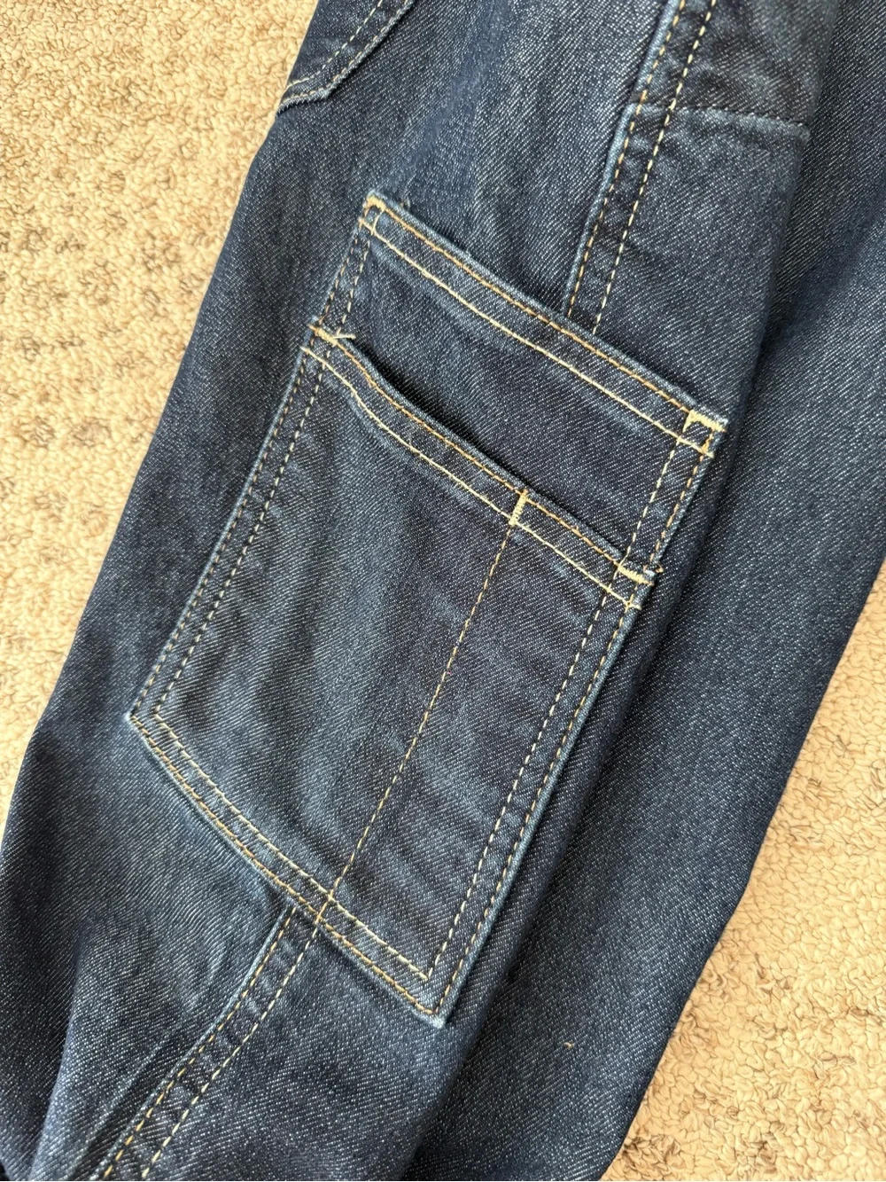 Ariat Rebar Mid Rise Straight Dark Wash Sz 33R Ladies - Picture 7 of 12
